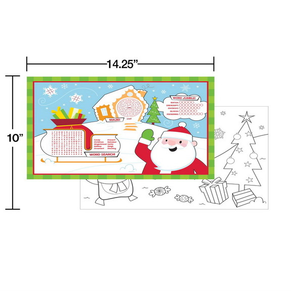 Creative Converting 353006 Christmas Activity Plac...