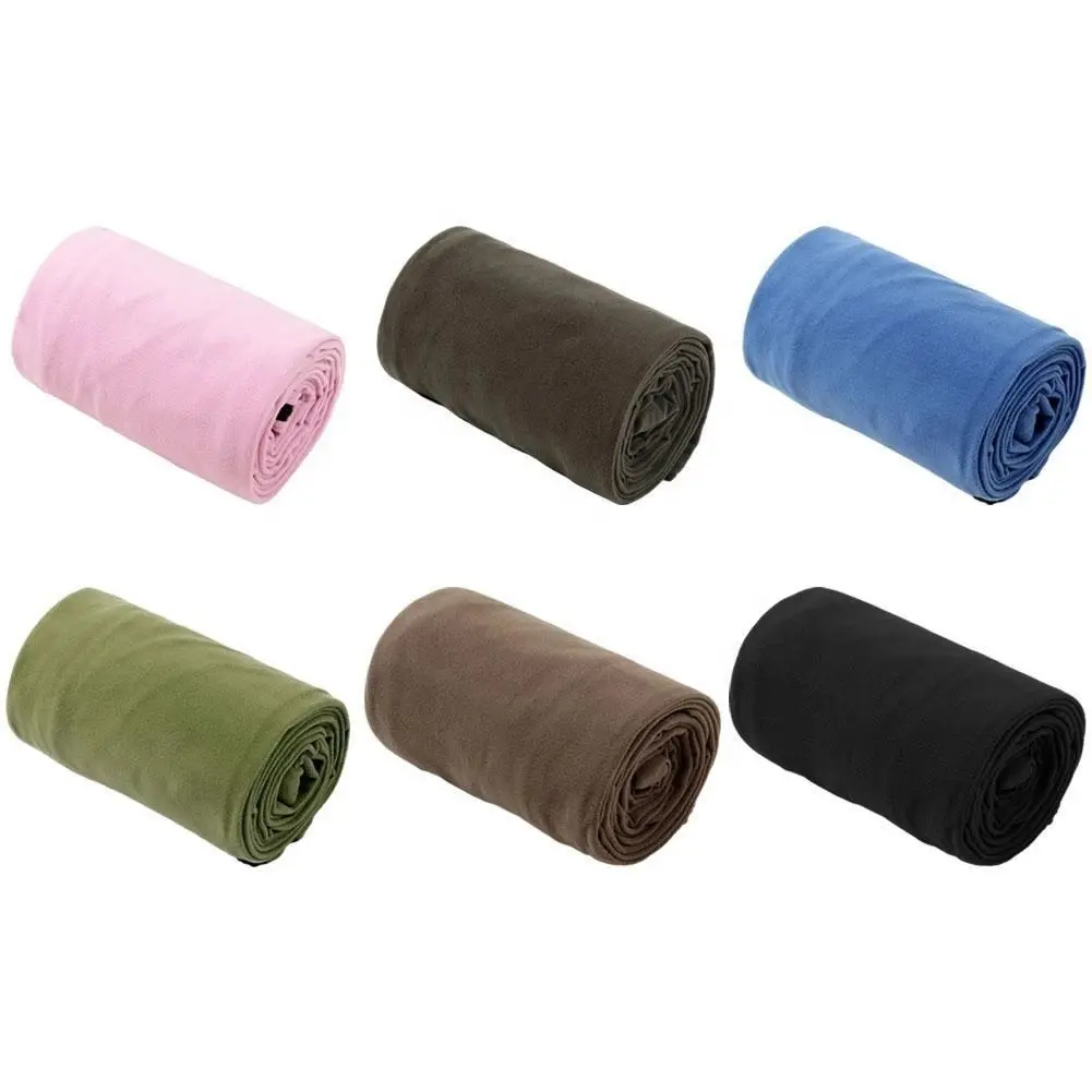 Portable Ultra light Polar Fleece Sleeping Bag Outdoor Camping Tent Bed Travel Warm Sleeping Bag Liner Camping sport Accessories