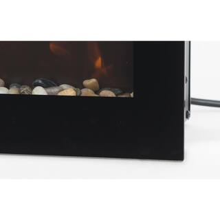 BLUEGRASS LIVING Slimline 36 Inch Wall Mount and Recessed Electric Fireplace 140282