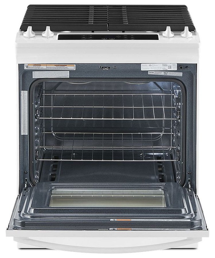 Whirlpool ADA 5 Cu. Ft. White Gas Range With Frozen Bake Technology