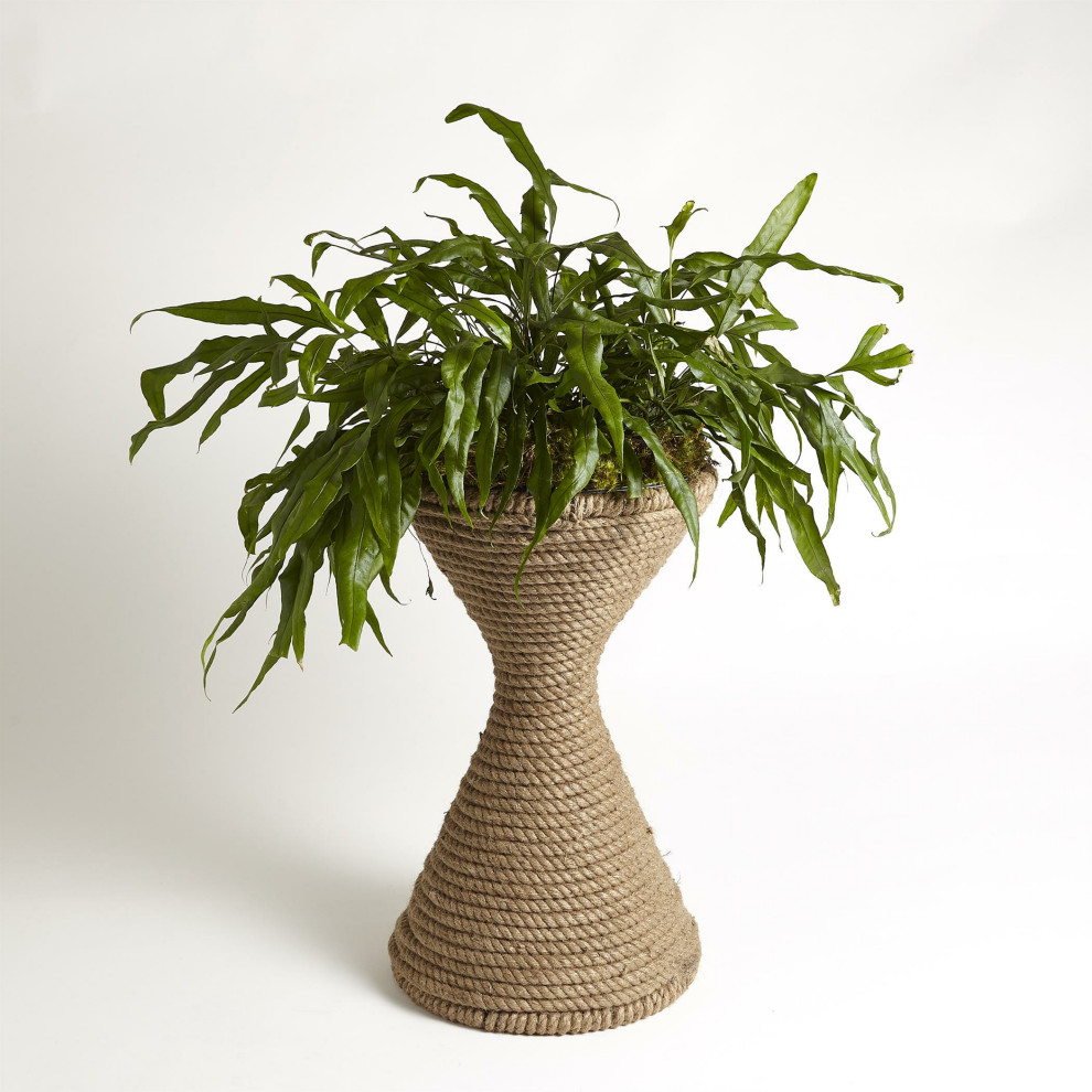 Chatou Planter   Beach Style   Outdoor Pots And Planters   by HedgeApple  Houzz