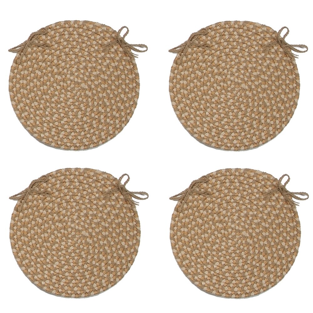 Brook Farm Machine Washable Round Chair Pads