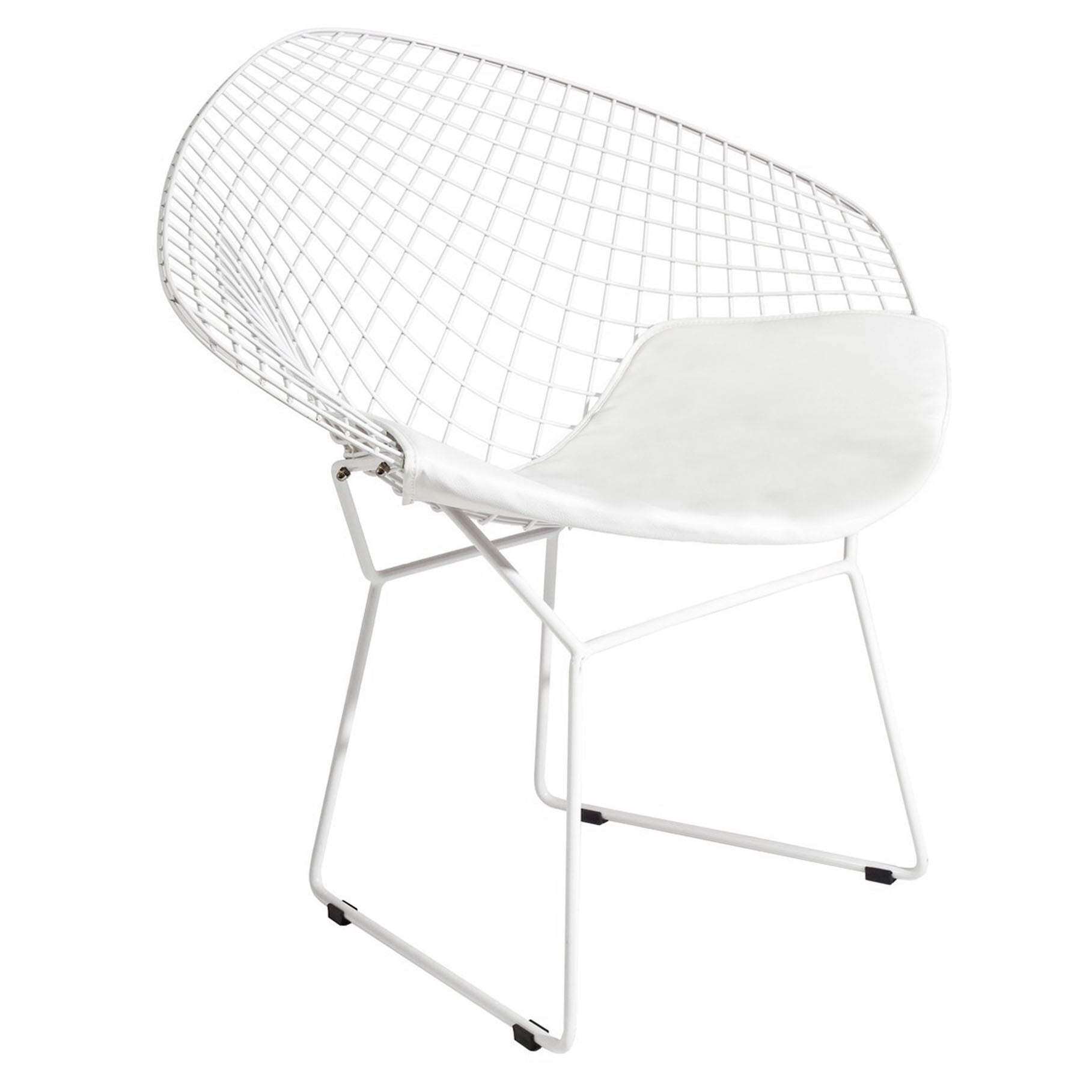 Wire Chair & Cushion Mc-022Q-W