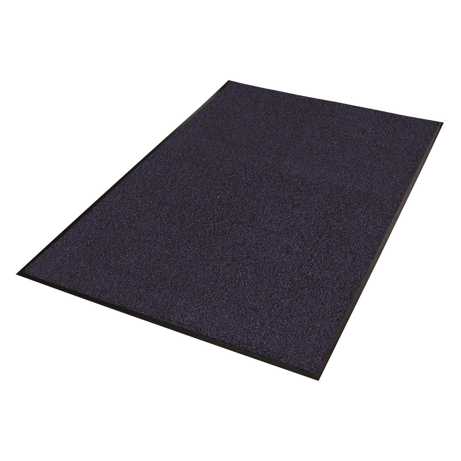 Guardian Platinum Series Indoor Wiper Floor Mat， Rubber with Nylon Carpet， 3'x5'， Black