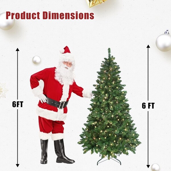 6/7/9Ft Automatic PVC Christmas Tree with Wifi Controlled Rgb Led Lights