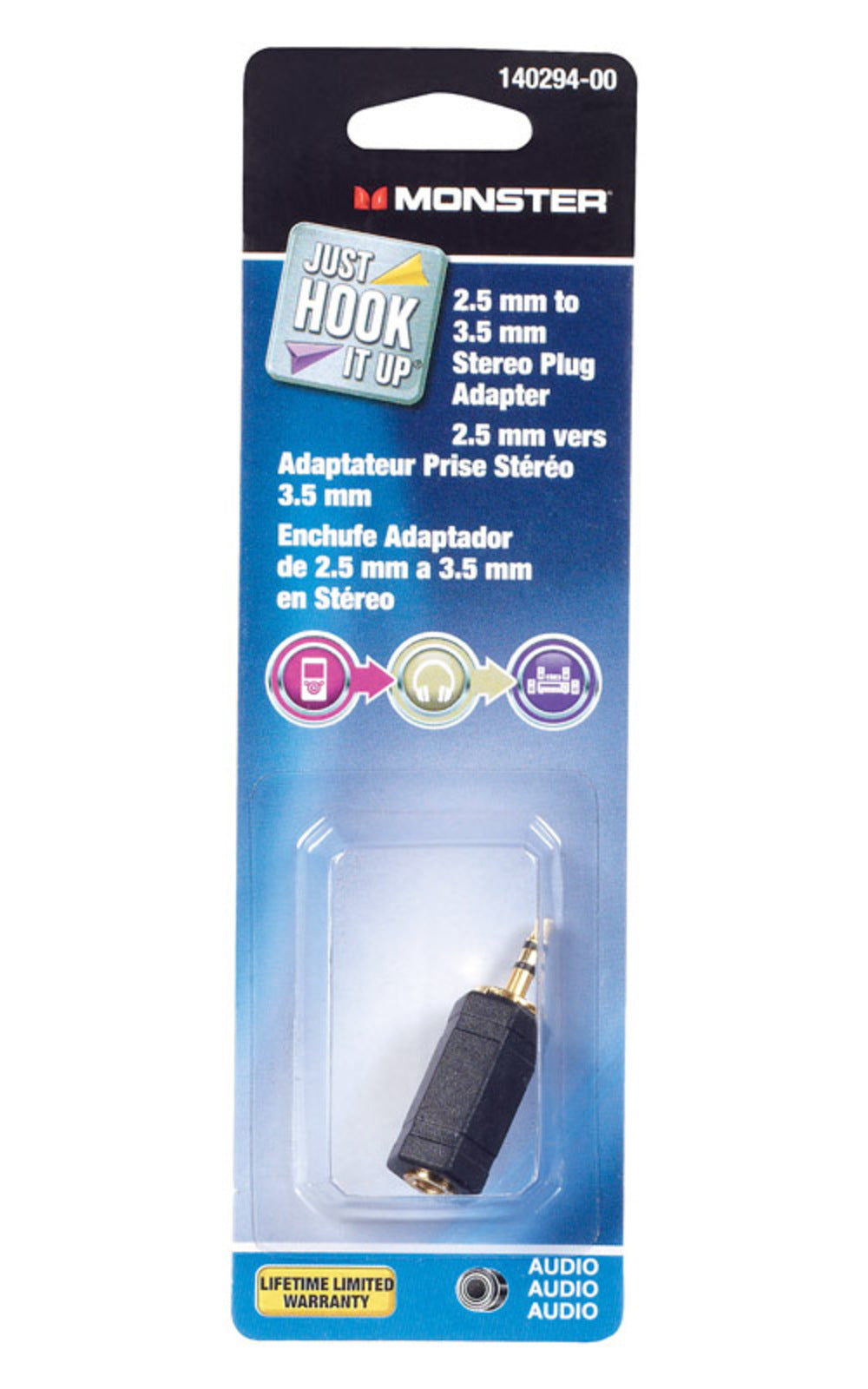 ADAPTER 2.5MM TO 3.5MM