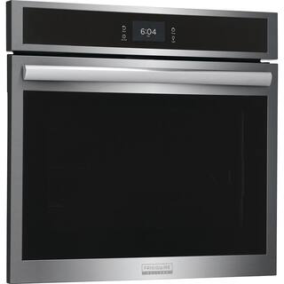 FRIGIDAIRE GALLERY 30 in. Single Electric Wall Oven with Total Convection in Smudge-Proof Stainless Steel GCWS3067AF