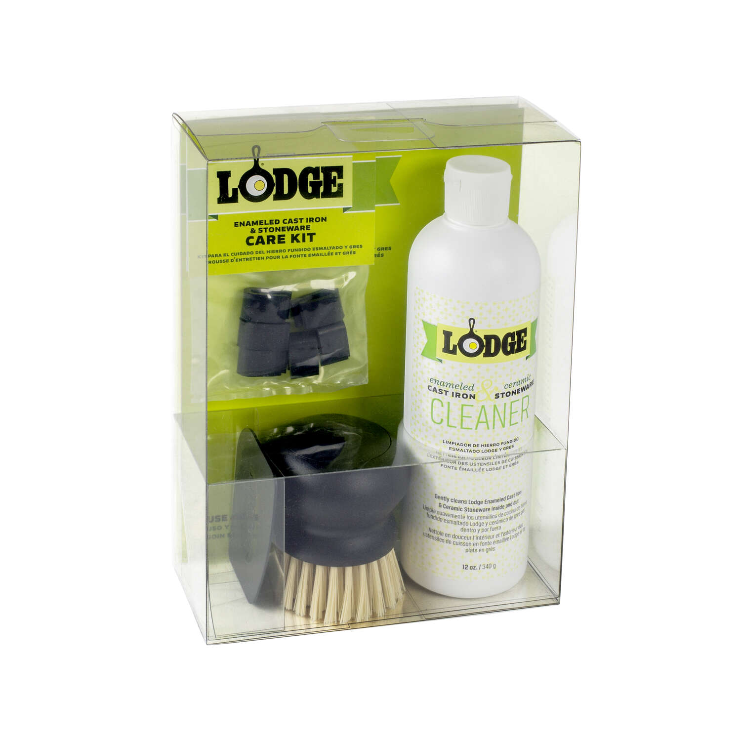 Lodge Multi-Colored Polycarbonate Enameled Cast Iron Care Kit