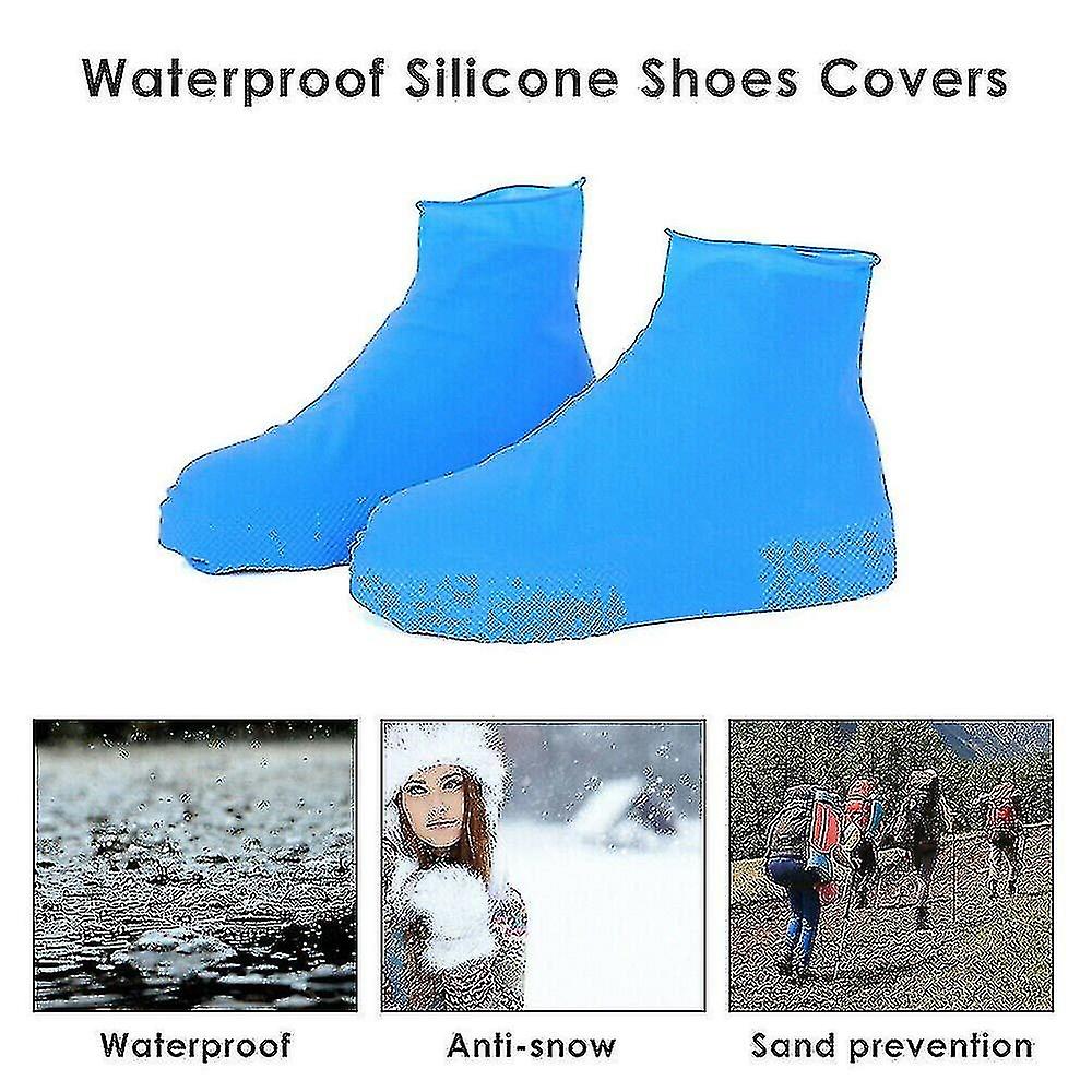 Recyclable Silicone Overshoes Rain Waterproof Shoe Covers Boot Cover Protector