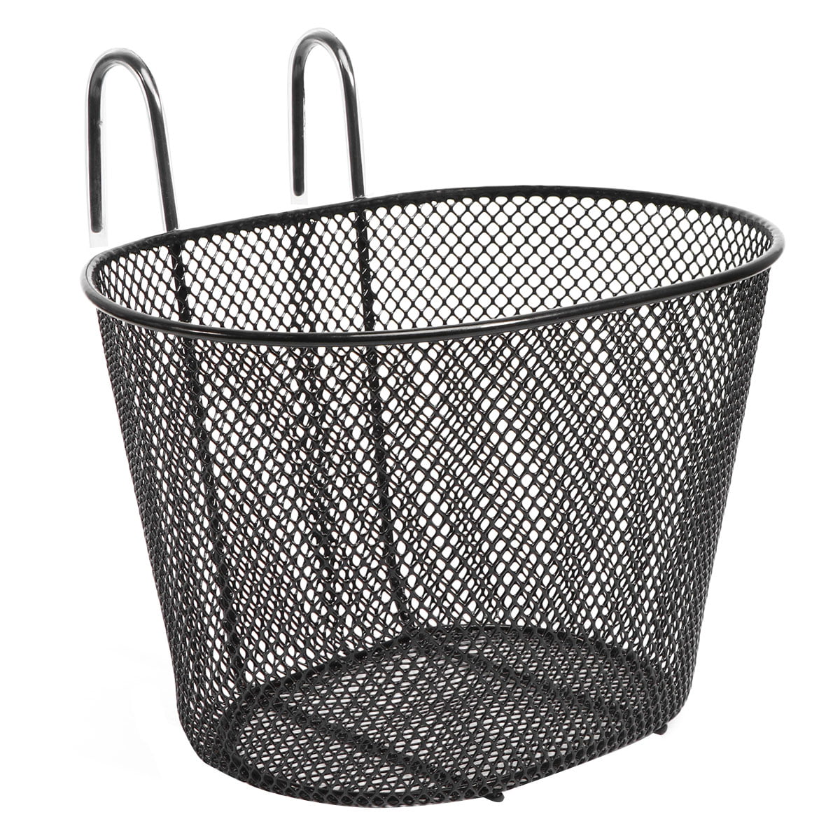 Hook Basket Durable Iron Basket Detachable Hanging Bike Basket Front Handlebar Bike Basket for Man Woman Kids Boys Girls（Random