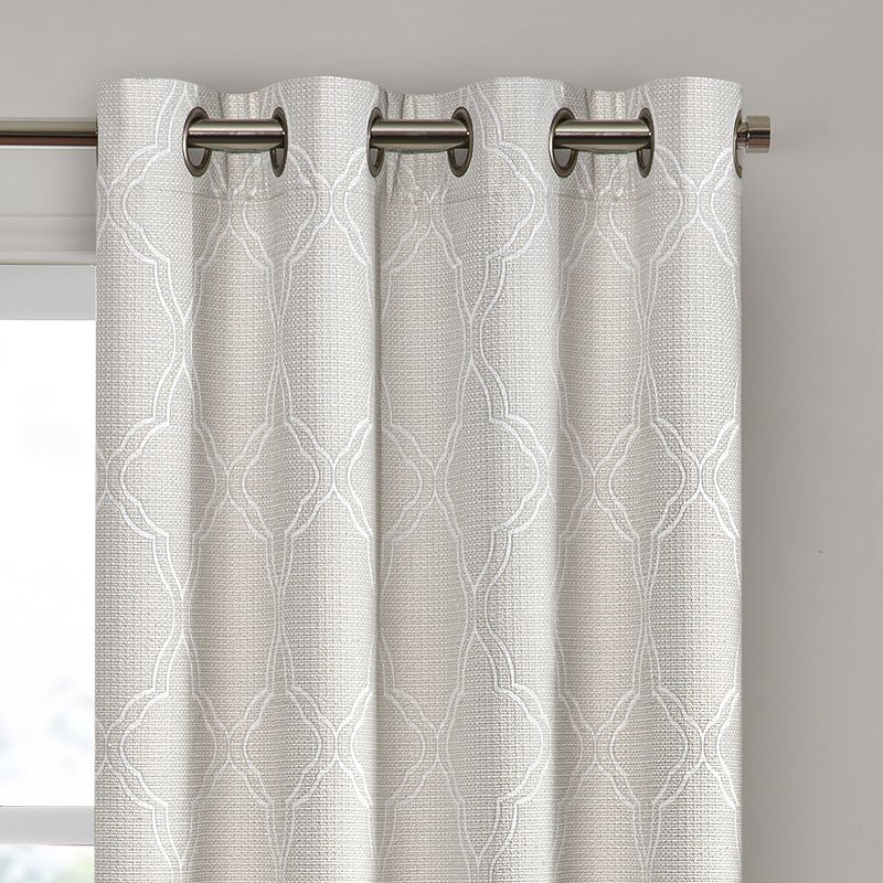 eclipse 2-panel Absolute Zero Draft Stopper Brighton Trellis Window Curtain Set