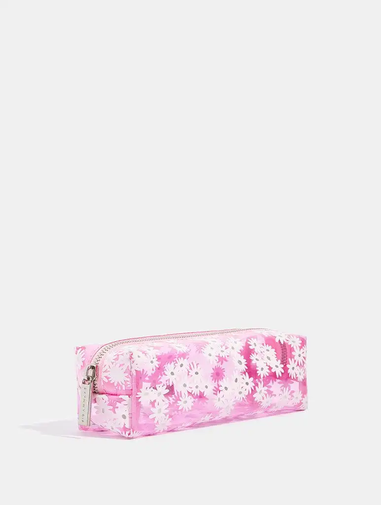 Pink Ditsy Daisy Pencil Case