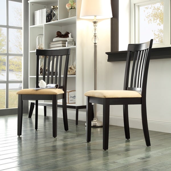 Wilmington Black Wood Dining Set by iNSPIRE Q Classic