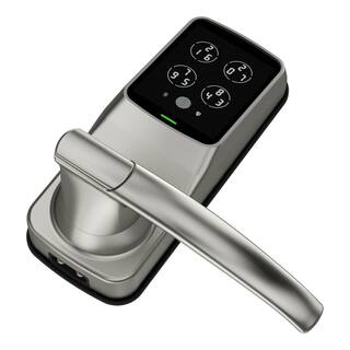 Lockly Model-S Satin Nickel Smart Touchscreen Keypad Door Latch Lock with Bluetooth PGD6SSN