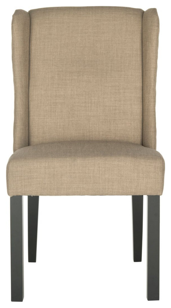 Celita Wingback Chair set of 2 Grey   Transitional   Dining Chairs   by AED Luxury Home Decor  Houzz