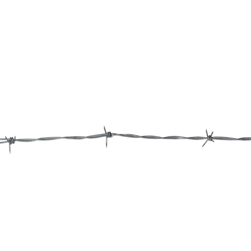 FARMGARD 1320 ft. 12-12-Gauge 4-Point Class I High-Tensile Galvanized Steel Barbed Wire 317831A