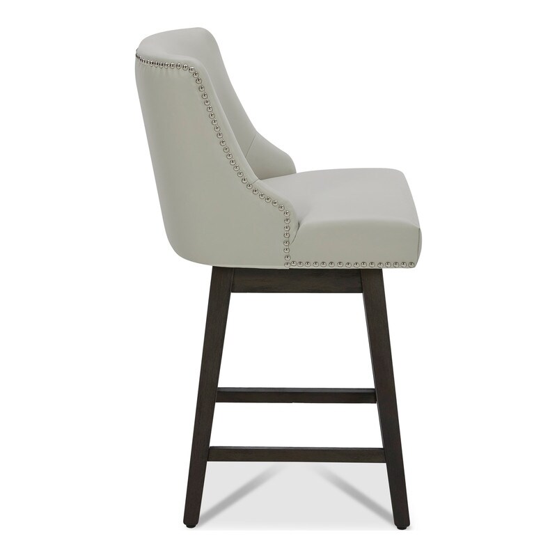 Ellie Upholstered Counter Height Swivel Barstools Single