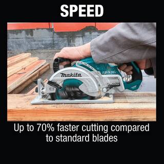 Makita 7-14 in. 24T Carbide-Tipped Max Efficiency Ultra-Thin Kerf Circular Saw Blade Framing B-61656