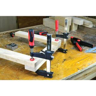 BESSEY Clutch Style 36 in. Capacity Bar Clamp with Composite Plastic Handle and 3-12 in. Throat Depth GSCC3.536+2K