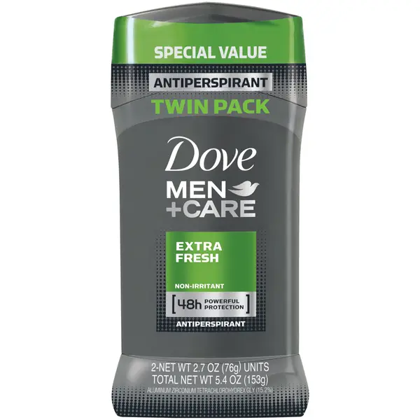 Dove 5.4 oz Extra Fresh Antiperspirant Twin Pack