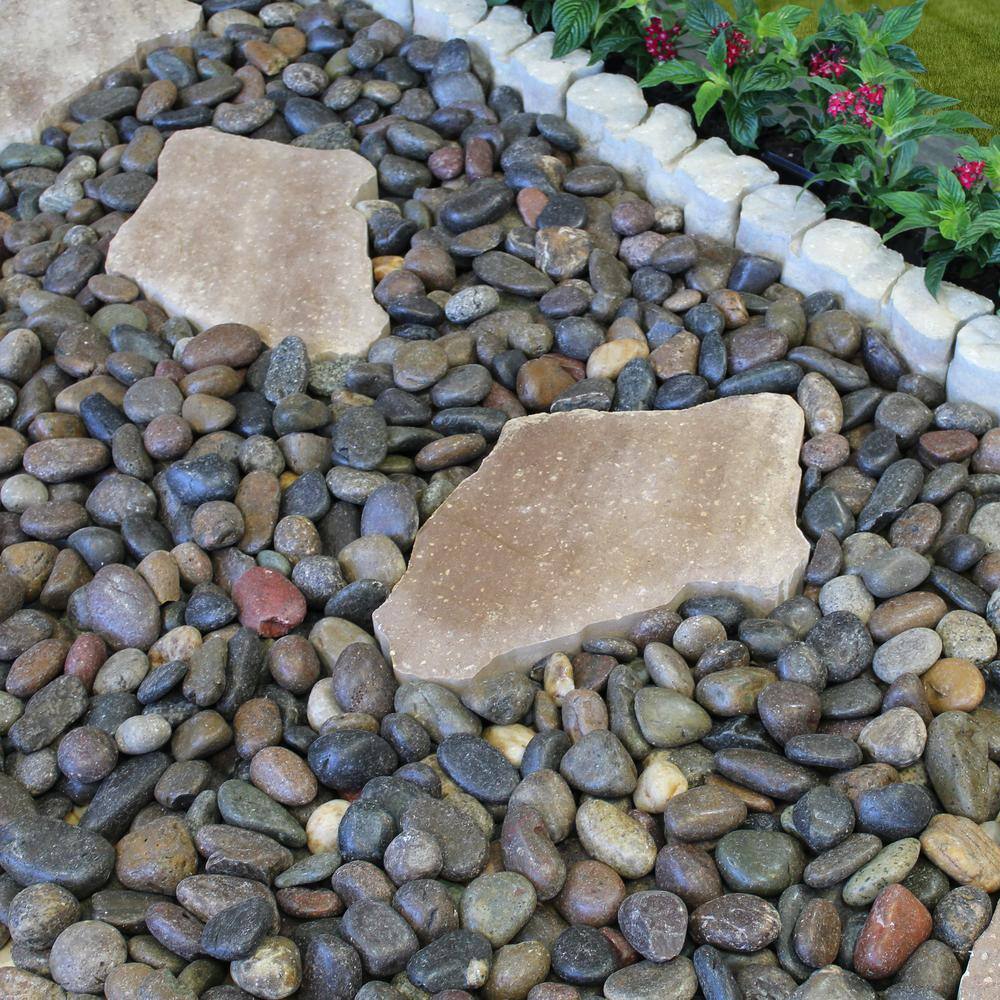 Rain Forest 1 in. to 2 in. 20 lb. Medium Mixed Grade A Polished Pebbles RFMXPA2-20