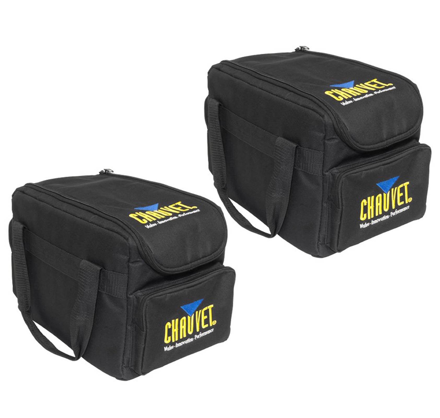 2 CHAUVET CHS-SP4 Transport Cases - SlimPar 56 & 38 Lights Obey 3 Controller Bag