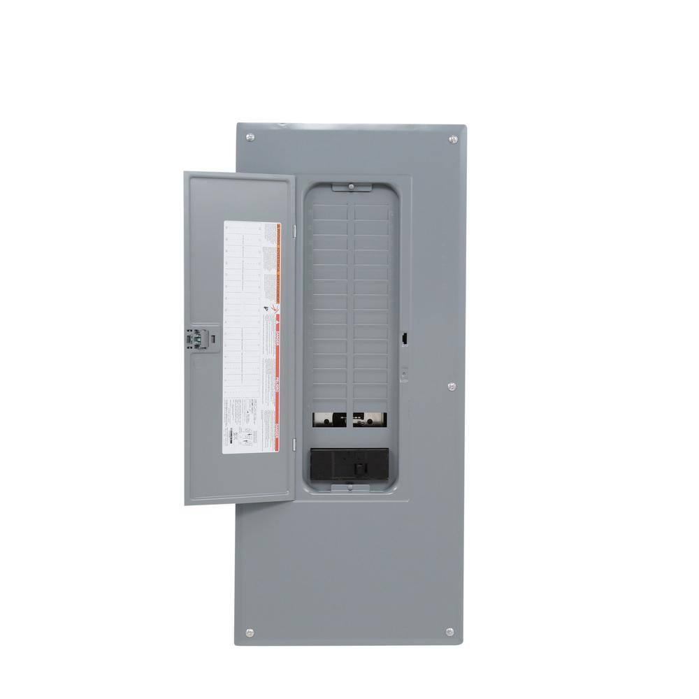 Square D Homeline 200 Amp 30-Space 60-Circuit Indoor Main Breaker Plug-On Neutral Load Center with Cover(HOM3060M200PCVP) HOM3060M200PCVP