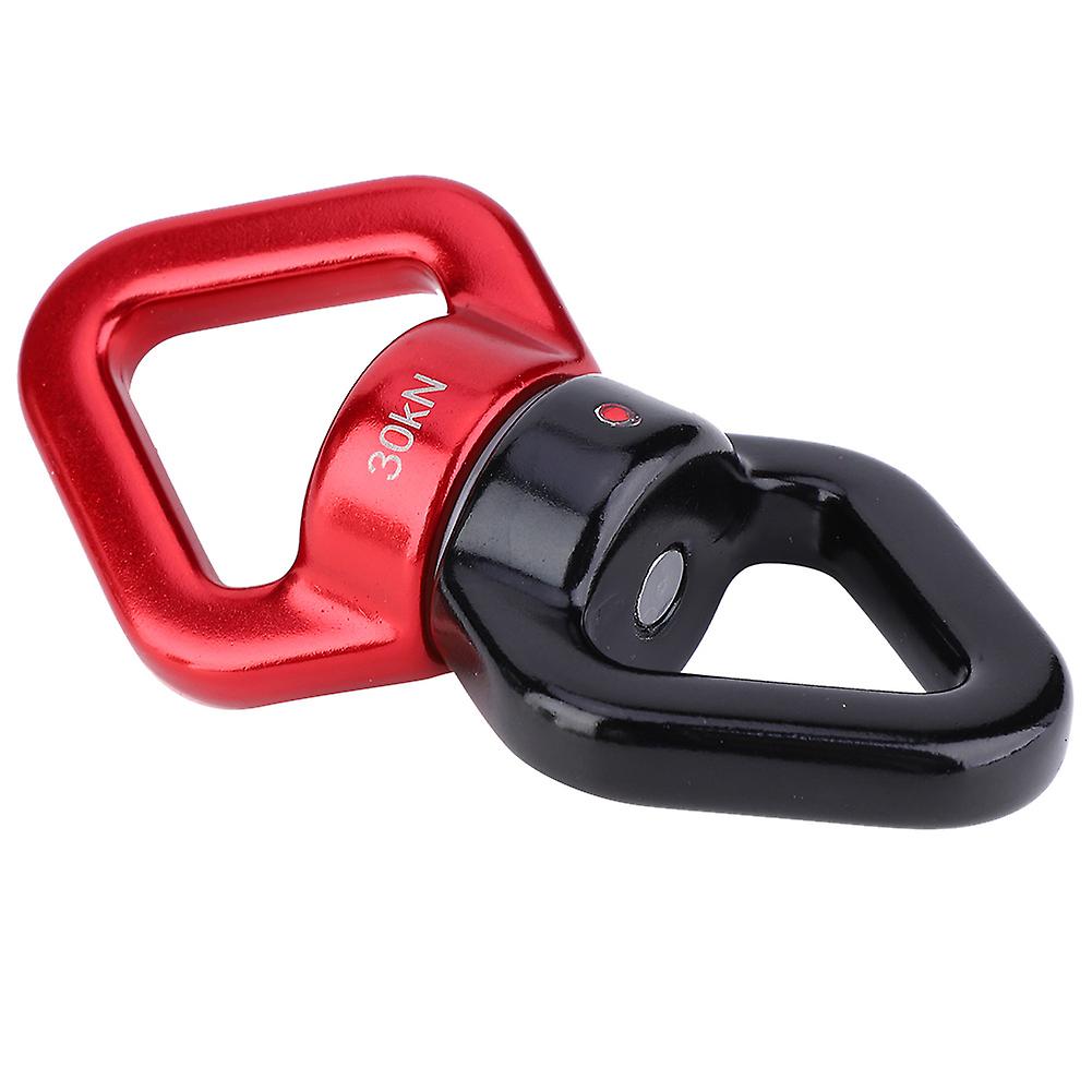 30kn Outdoor Rotational Device Safest Swing Swivel Connector For Rock Climbing Yogared Black