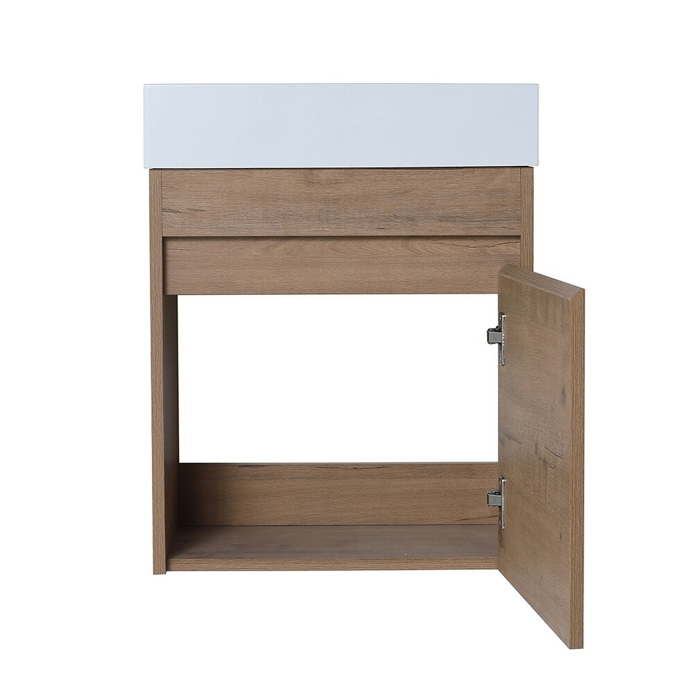 Bathroom Vanity For Small Bathroom With Single Sink Soft Close Doors