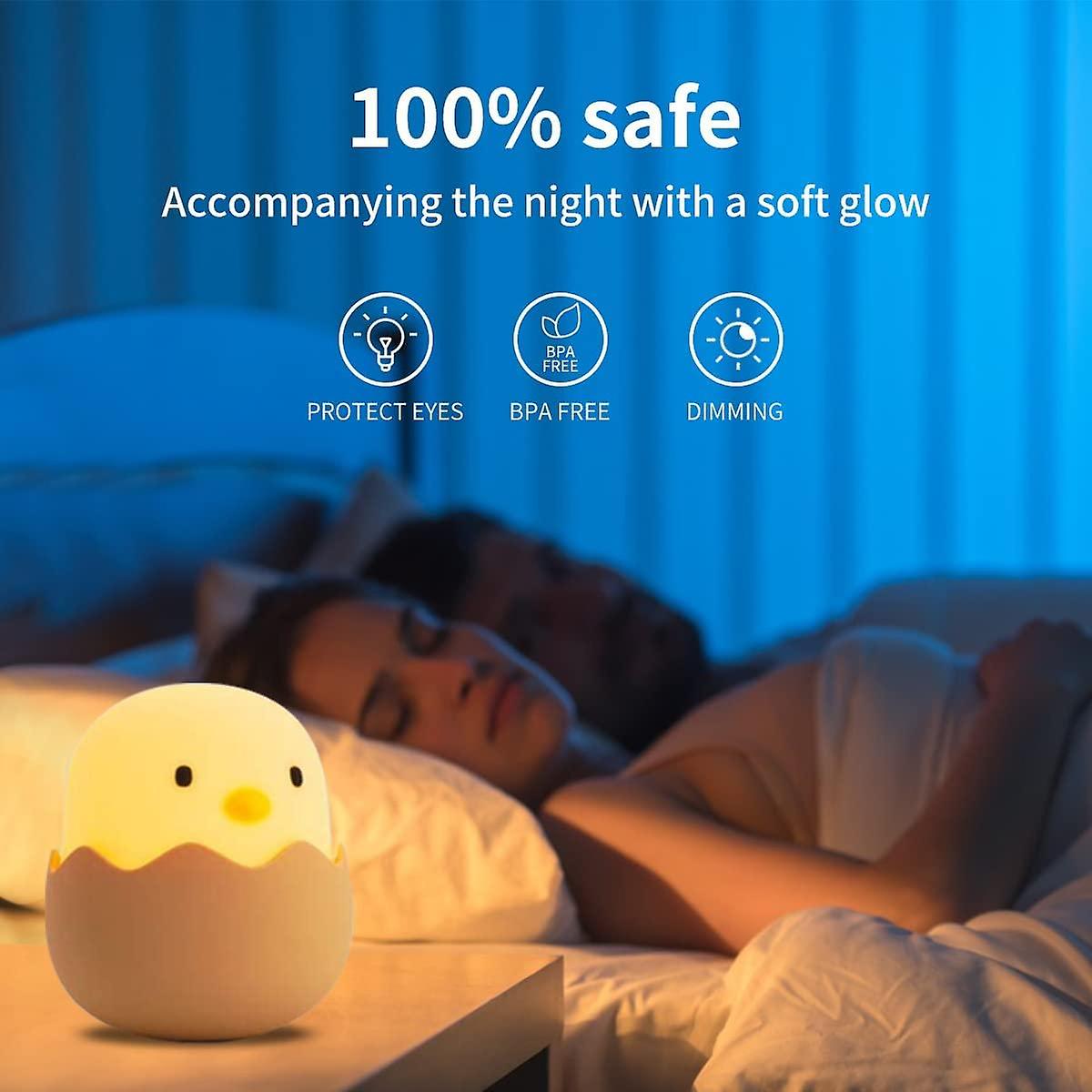 Night Light Children， Baby Night Light Kids Night Lamp， Dimmable Touch Control Rechargeable， Bedroom Sleep Decoration Nightlight For Children