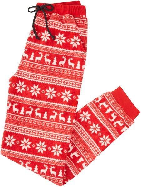 Frisco Holiday Fair Isle Polar Fleece Unisex Adult Pajama Pants