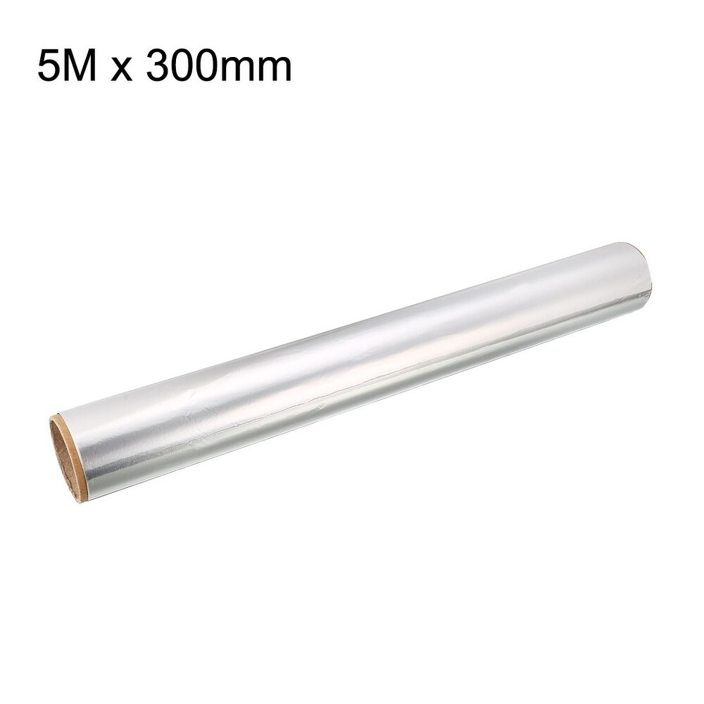 Aluminum Foil 16 Feet(5M) Length 11.8 inch Width for Cooking Freezing Wrapping   Silver