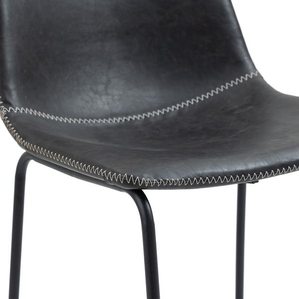 2 Set Faux Leather Bar Stool