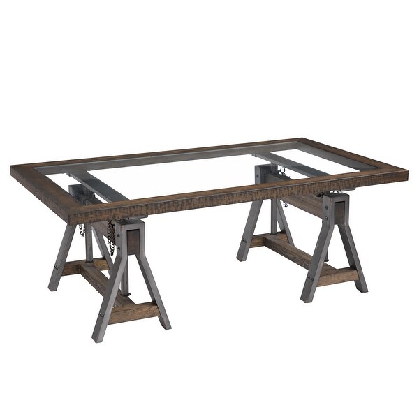 Medici Coffee Table in Charcoal Brown