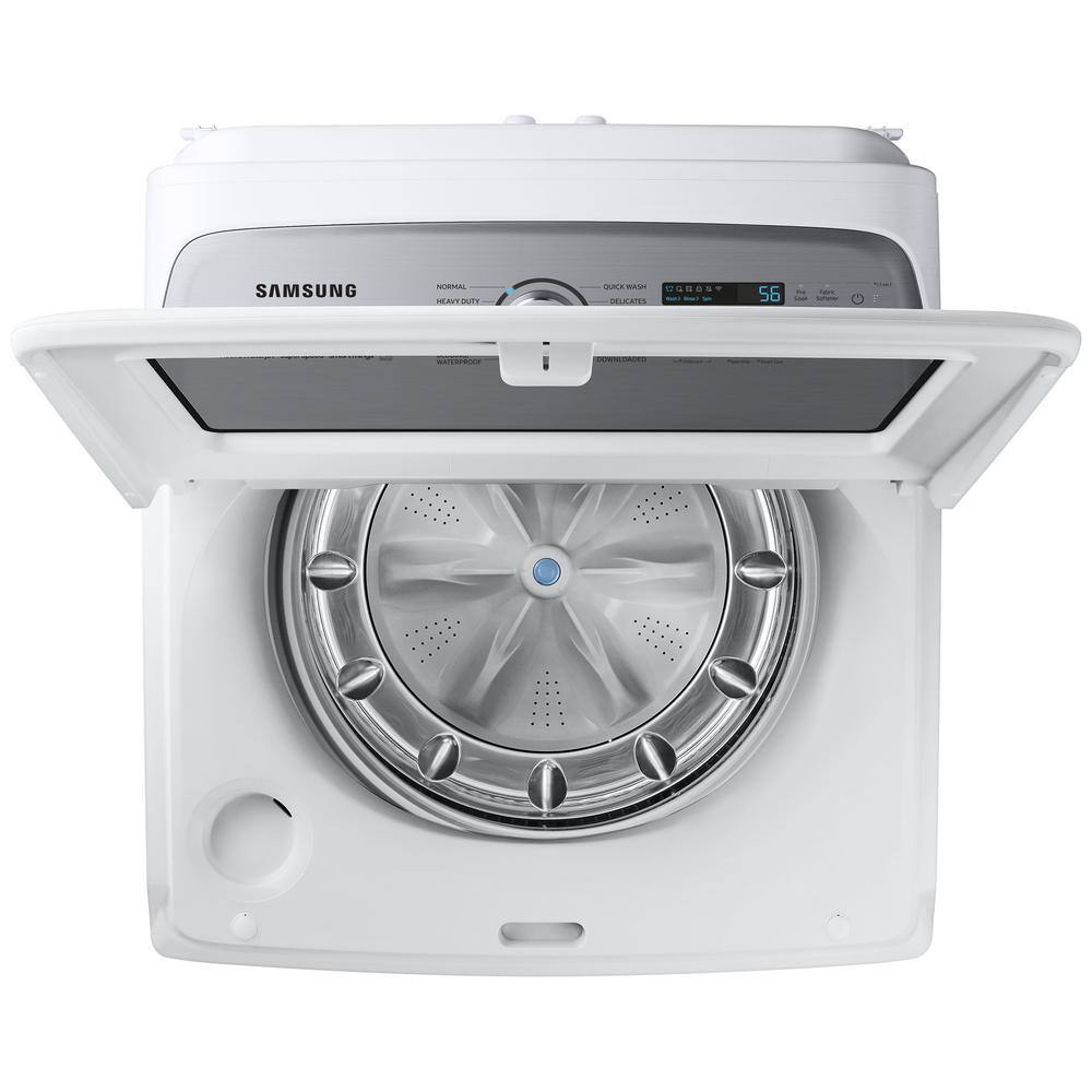  5.2 cu. ft. Smart High-Efficiency Top Load Washer with Impeller and Super Speed in White ENERGY STAR WA52A5500AW