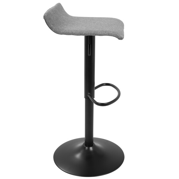 Ale XL Contemporary Adjustable Swivel Bar Stool (Set of 2)