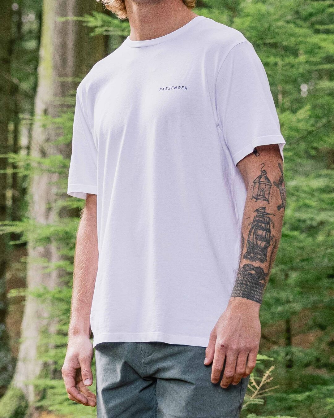 Made To Roam Recycled Cotton T-Shirt - White