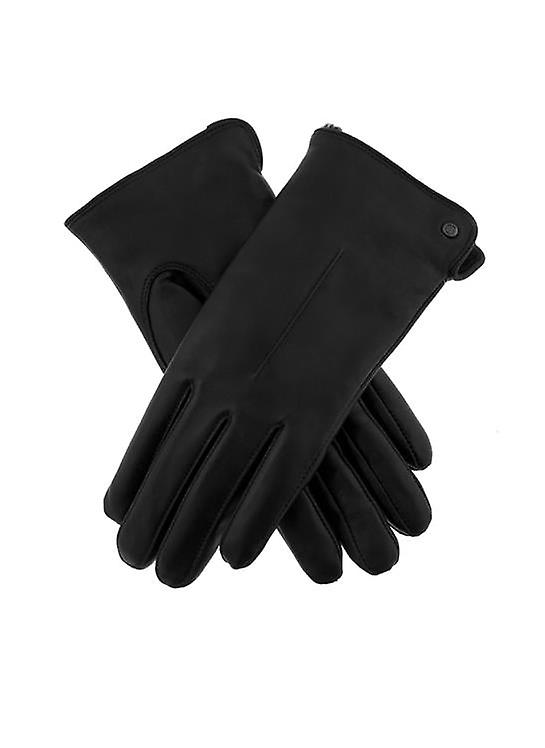 Women's Faux Fur Lined Leather Gloves