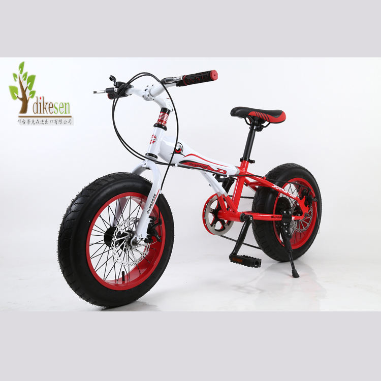 2023 2019 new model top quality fat tire bikes 16 inch suspension disc brake snow bike children gift  snow bicycle single speed