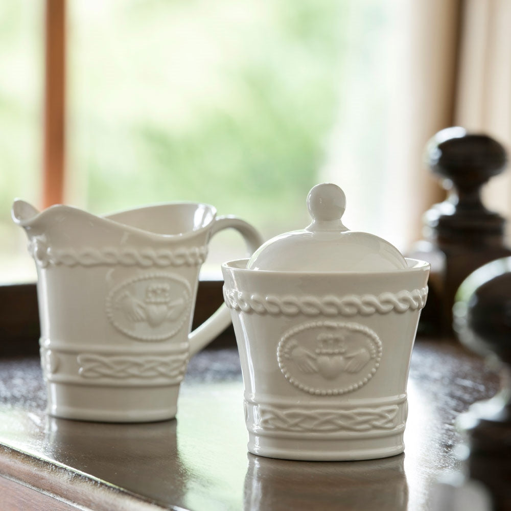 Belleek Classic Claddagh Tea Set