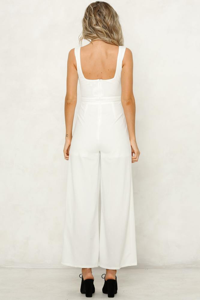 Healing Hands Jumpsuit White