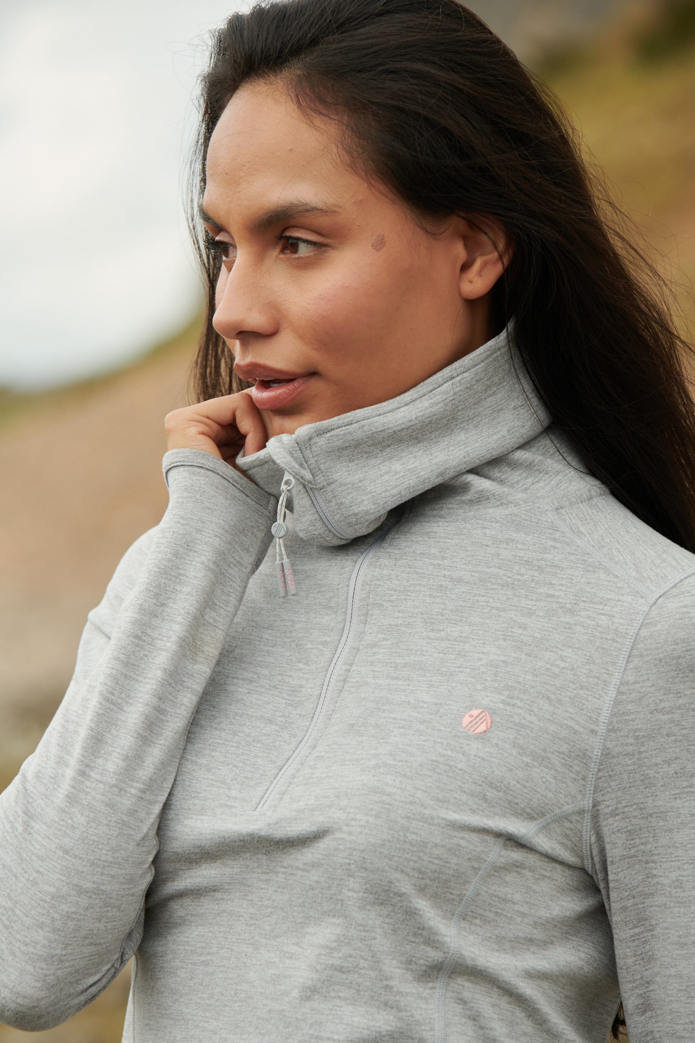 Freedom Midlayer - Pearl Grey