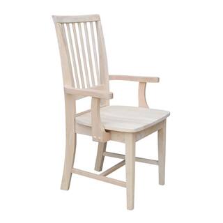 International Concepts Unfinished Wood Mission Side Chair 265A