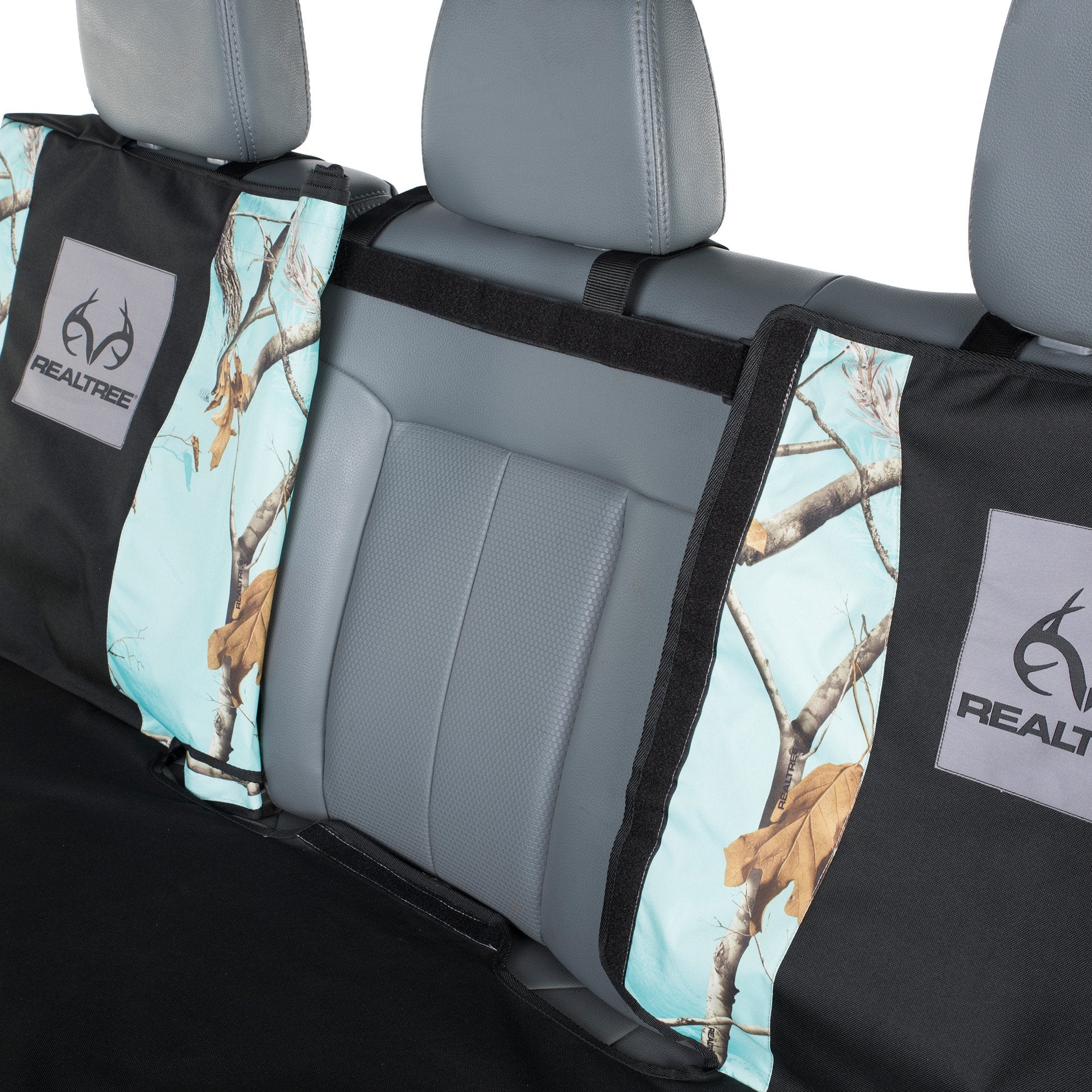 Realtree Edge Camo Mint Antler Logo Low Back Seat Cover