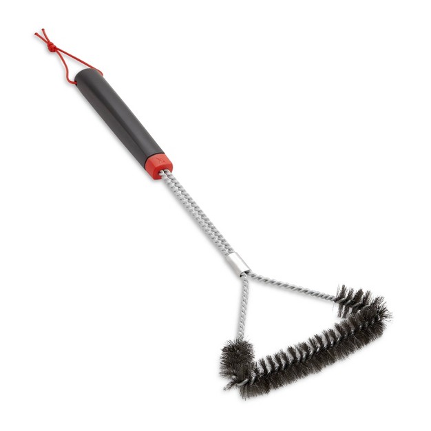 Three sided Grill Brush Black