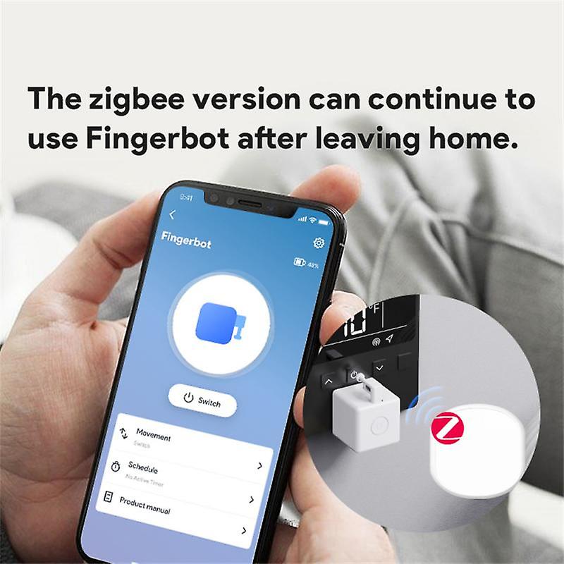 Tuya Zigbee Smart Fingerbot Plus Switch Button Pusher Smart Home Smart Life App Work