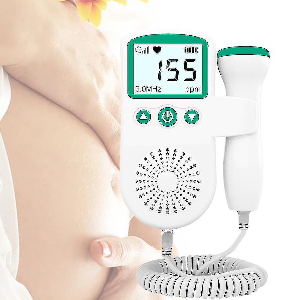 3.0mhz Doppler Fetal Heart Rate Heartbeat Monitor Battery Powered Detector