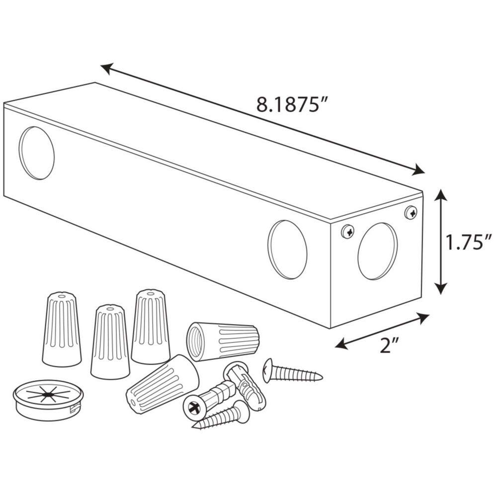 Progress Lighting Hide-a-Lite LED Tape 24-Volt Power Supply 40-Watt Dimmable Driver P700021-031