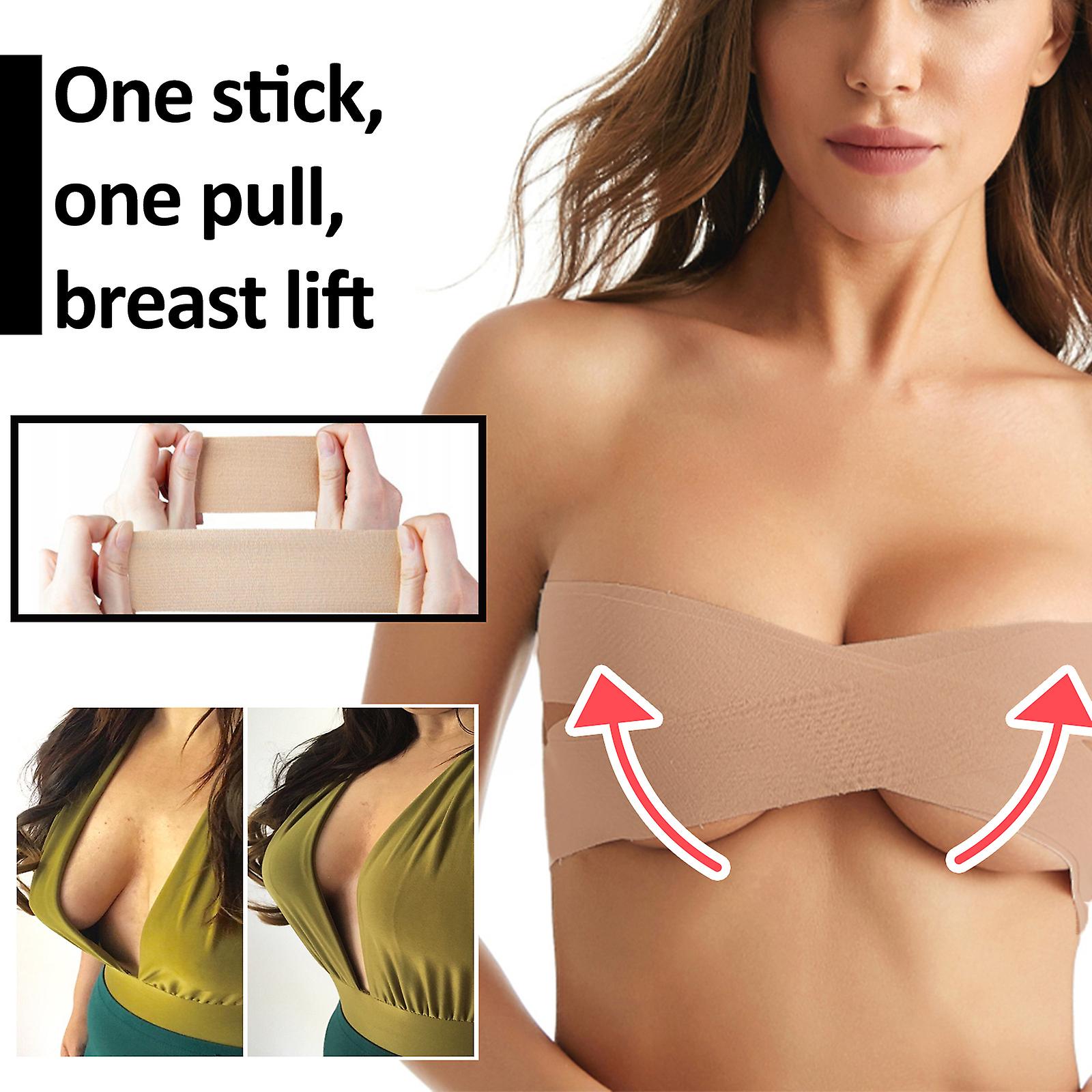 Invisible Chest Lift Stretch Cloth Tape Self-adhesive Breast Sticker Sports Anti-sag Invisible Breathable No Marks