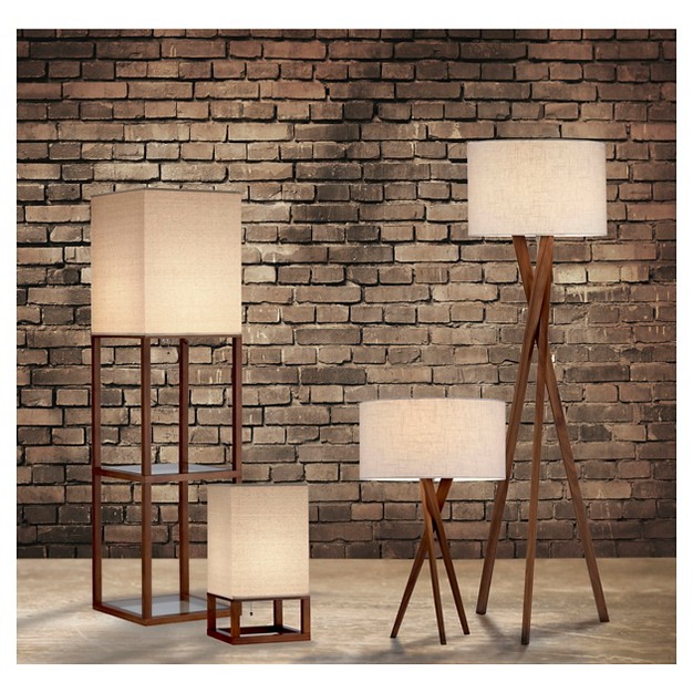 Brooklyn Table Lamp Brown Adesso